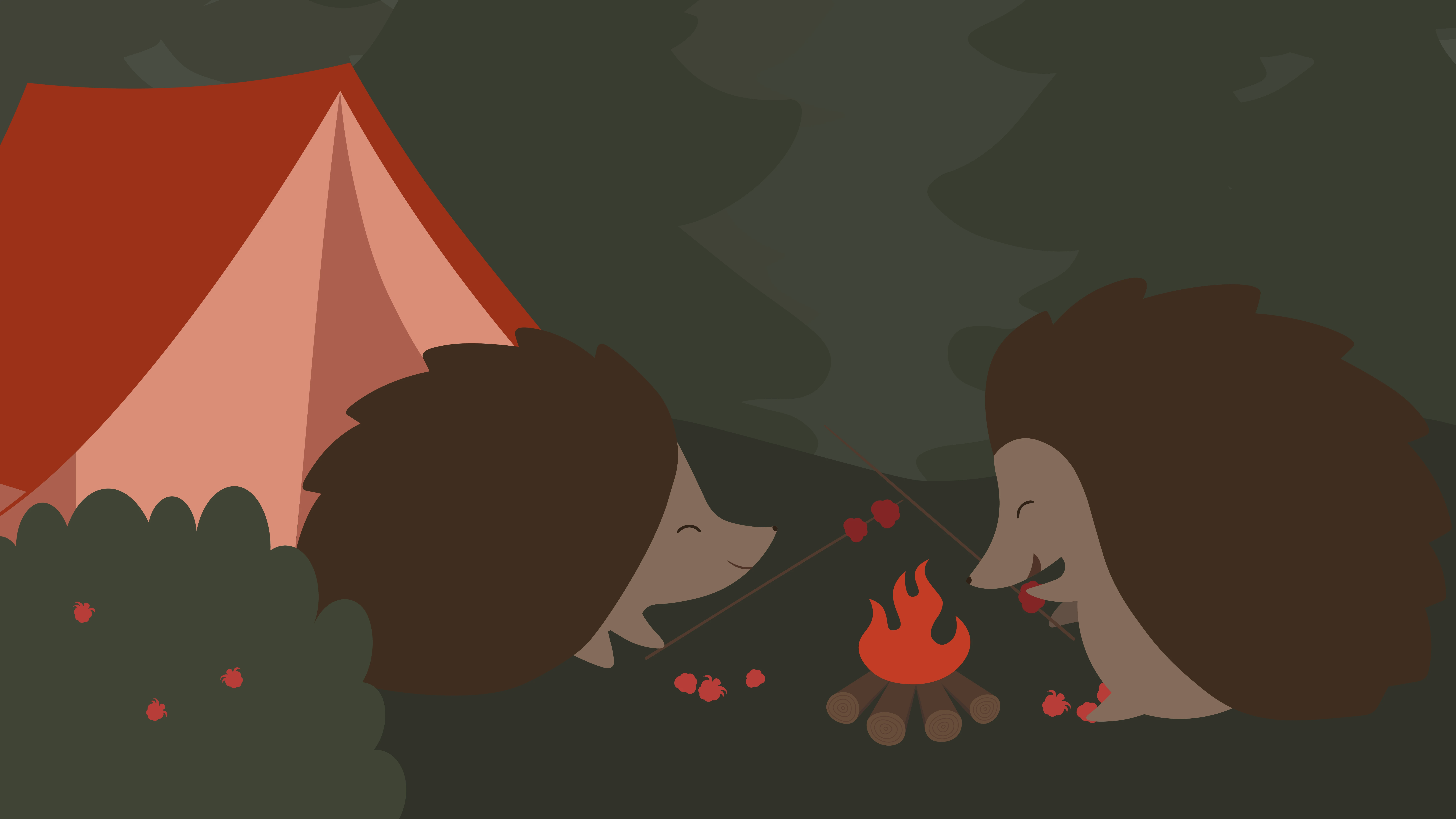 Hedgehog's having fun